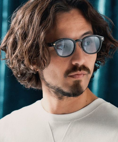 【ANGENEHM(アンゲネーム)】Pantoscopic sunglasses ボストンサングラス(AG042115scf)