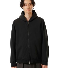 ATTACHMENT(アタッチメント)】CO STRECH TERRYZIP UP HOODIE ジップ