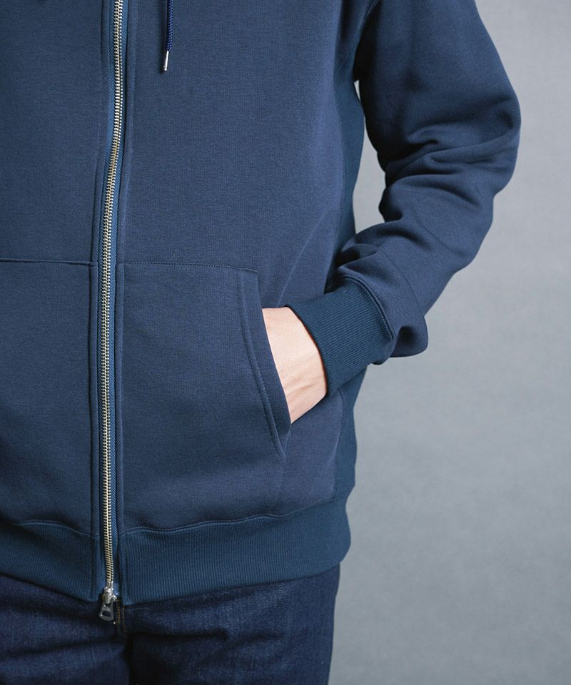 Magine(マージン)】【予約販売4月下旬～5月上旬入荷】 T-C BACK BRUSHED SWEAT STAND-N ZIP PARKA  ジップパーカー(2512-017) | CAMBIO カンビオ