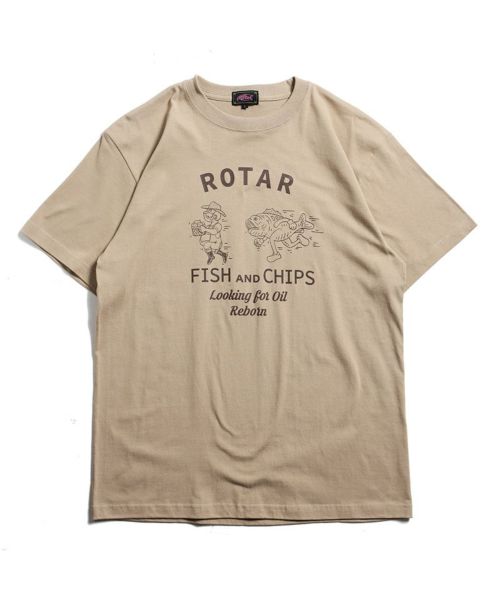 【ROTAR(ローター)】FISH AND CHIPS Tee Tシャツ(rt2537706)