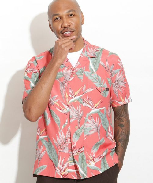 【ROTAR(ローター)】Leaf Rayon Aloha Shirt アロハシャツ(rt2534007)