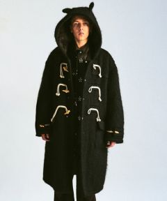 DISCOVERED(ディスカバード)】DEVILS EAR HOODIE SHAGGY DUFFLE COAT