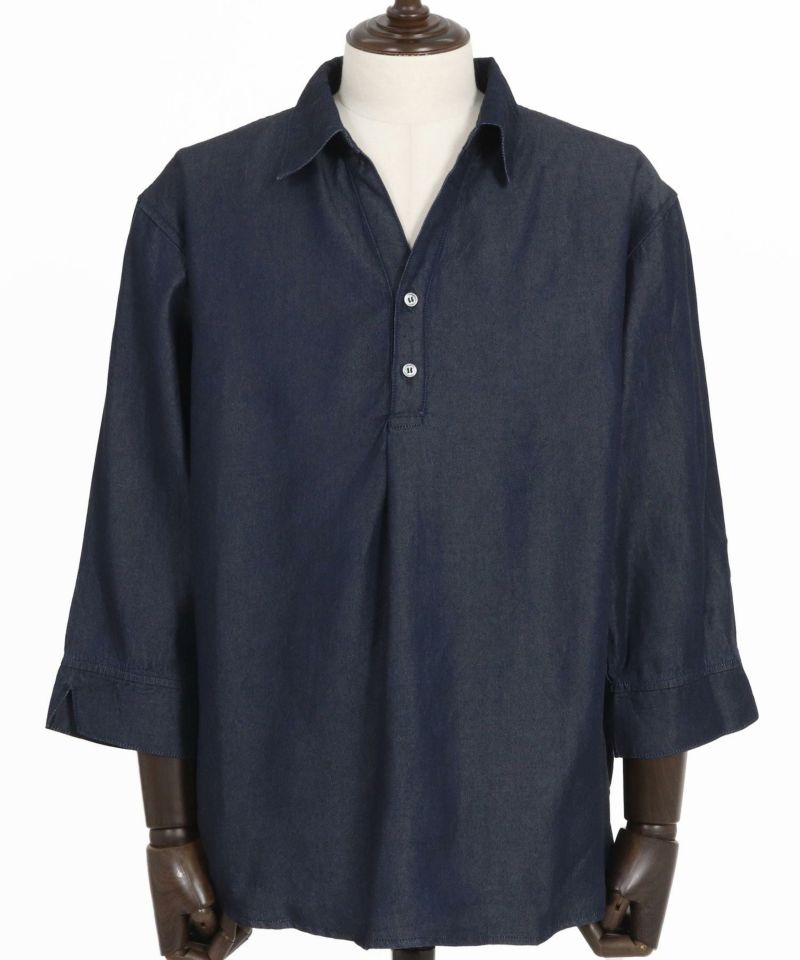 POPONページ Magine(マージン)】Rayon Denim Fabric Skipper & pullover