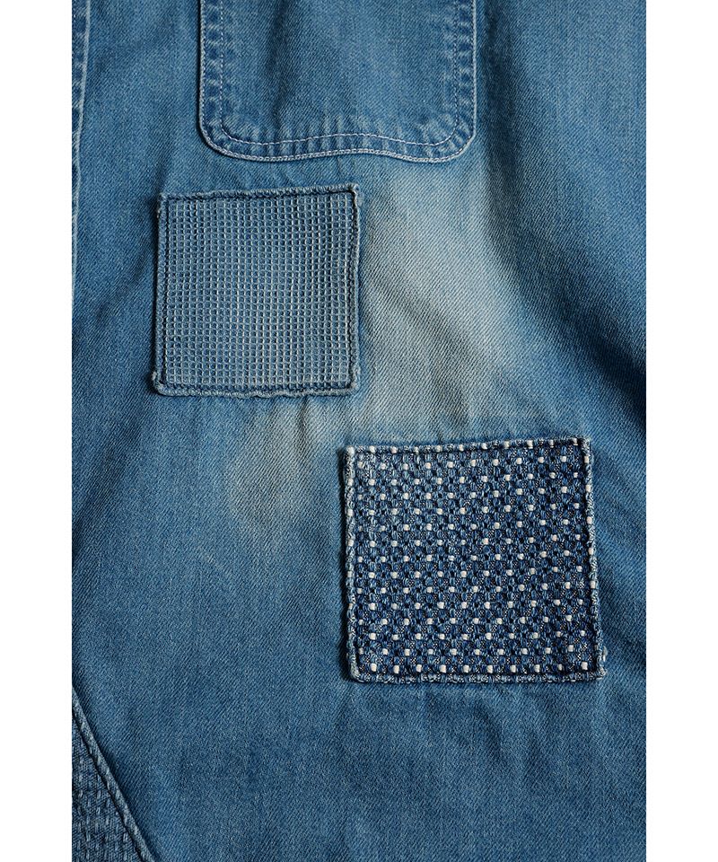 FDMTL ファンダメンタル　パッチワークシャツ　サイズ4 FDMTL - ファンダメンタル パッチワークロゴTシャツ PATCHWARK