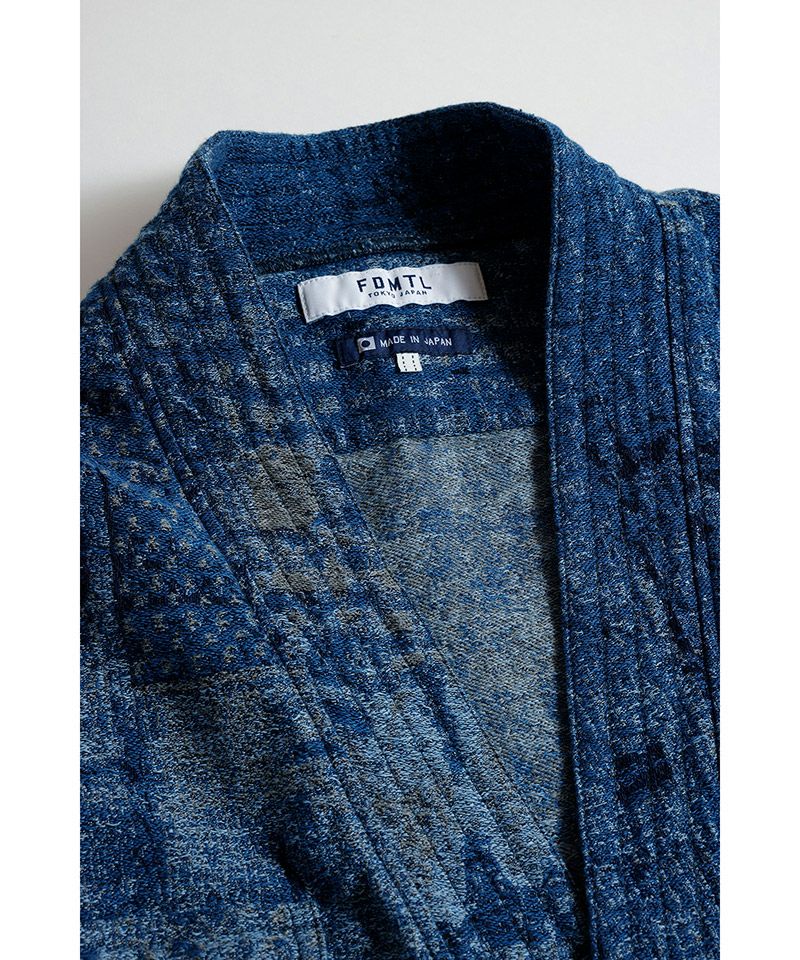 FDMTL(ファンダメンタル)】BORO JAQUARD HAORI SHIRT RINSE 羽織