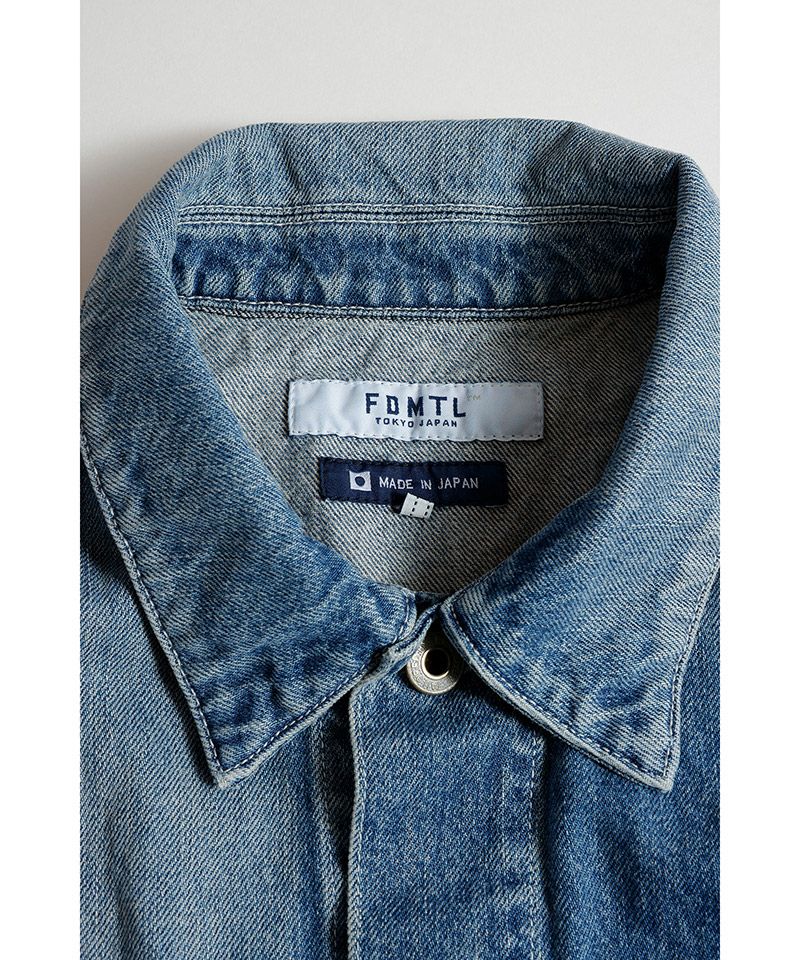 ジャケット・アウター DMTL THIRD THIRD JACKET RINSE 3(L) FDMTL - ファンダメンタル デニムジャケット THIRD THIRD JACKET RINSE