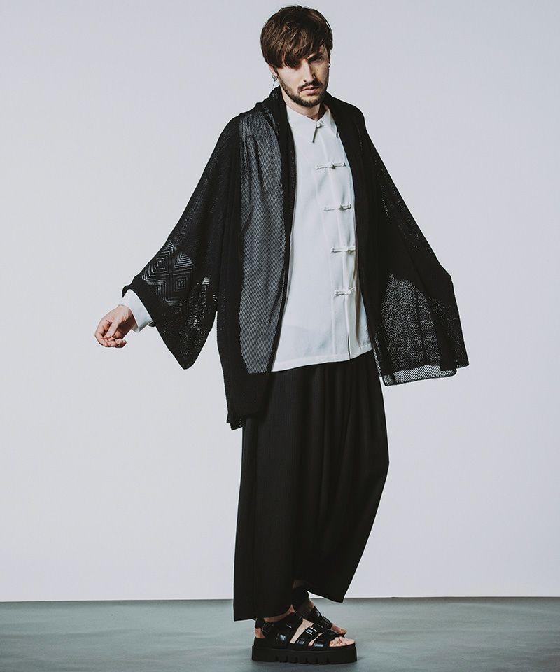 20%OFF【NO ID.(ノーアイディー)】ｼｭﾘﾝｸｻﾙｴﾙﾄﾗｳｻﾞｰｽﾞ パンツ