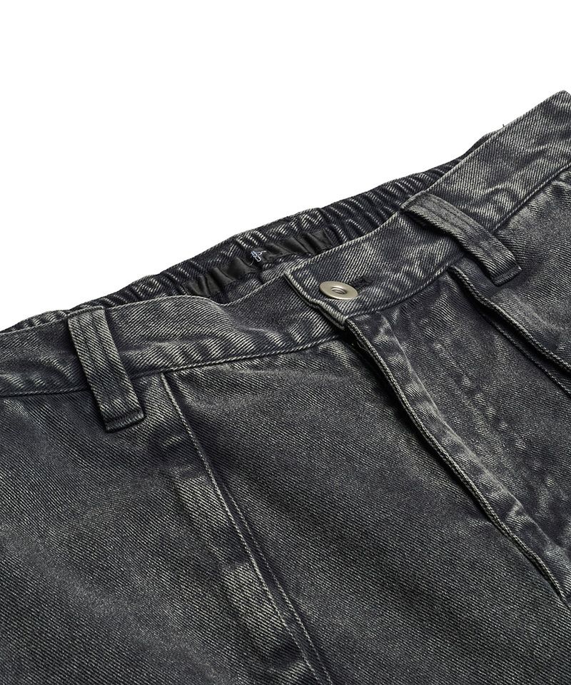 30%OFF【NO ID.(ノーアイディー)】ﾌﾗｯﾌﾟZIPﾜｲﾄﾞﾊﾟﾝﾂ(856006-205P