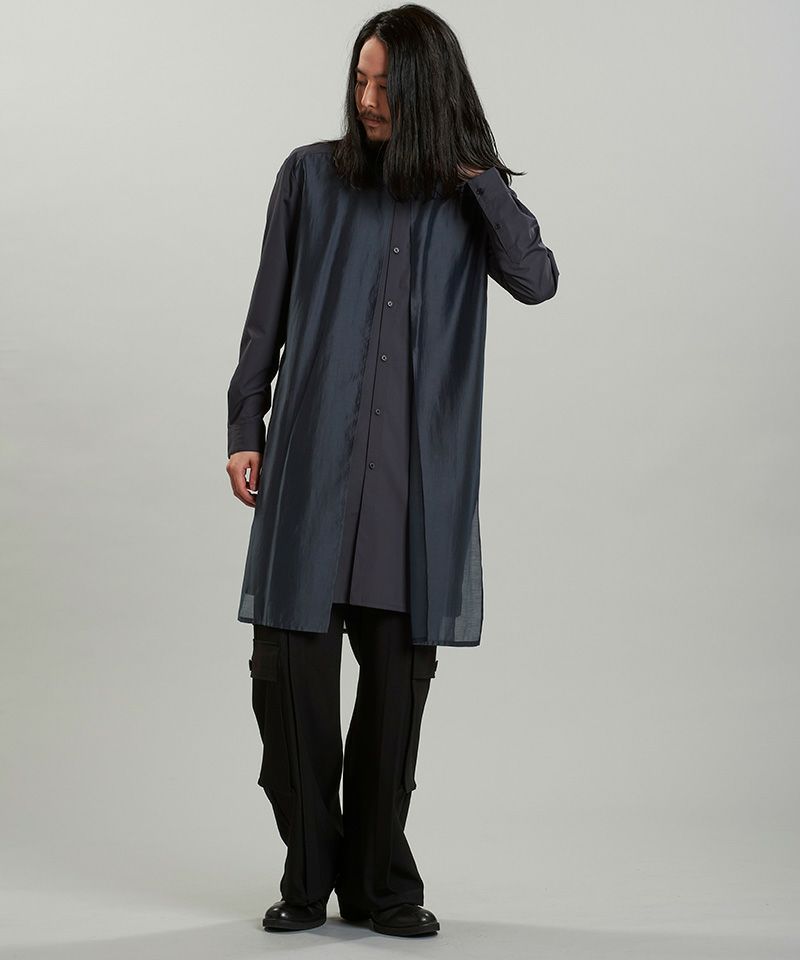 美品 NO ID. ノーアイディー 送料込4万1800円 グラデーション コート 50%OFF【NO ID.(ノーアイディー)】ｼｰﾌﾟﾚｻﾞｰﾊｲｶﾗｰｺｰﾄ(855030-862L