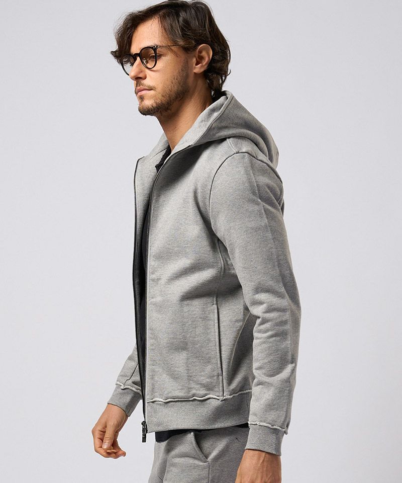 wjk】basic zip-up parka ジップアップパーカー(2060 cj61g