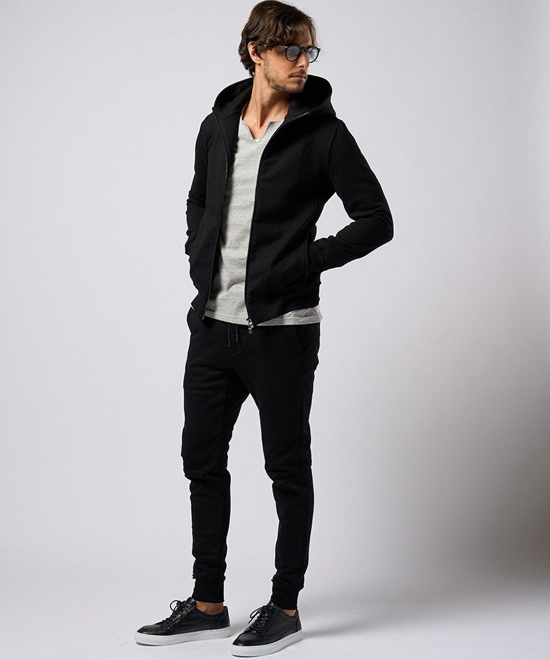 wjk】basic zip-up parka ジップアップパーカー(2060 cj61g