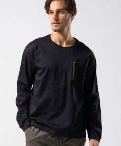 wjk】【予約販売8月中旬～下旬入荷】zip-pocket L-S ロンT(7218