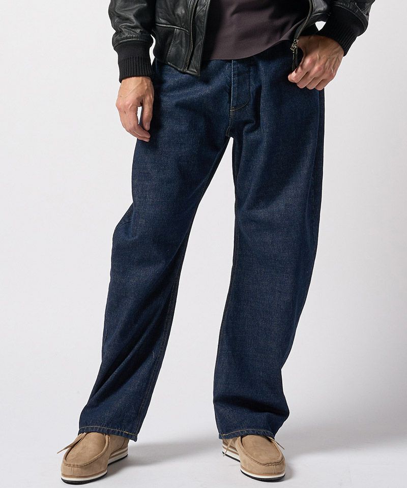 wjk】【予約販売8月上旬～中旬入荷】wide banana denim (OW