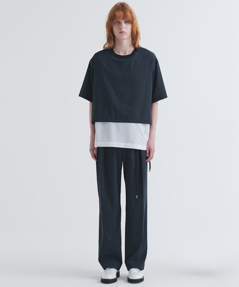 30%OFF【CULLNI(クルニ)】Sheer Check Cloth Layered Hem