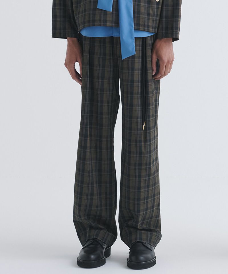 CULLNI 23-SS-011 ワイドパンツ CULLNI（クルニ）の「22-SS-009 ベルト付きワイドパンツ