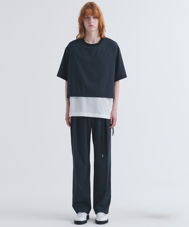 CULLNI 23-SS-011 ワイドパンツ CULLNI（クルニ）の「22-SS-009 ベルト付きワイドパンツ