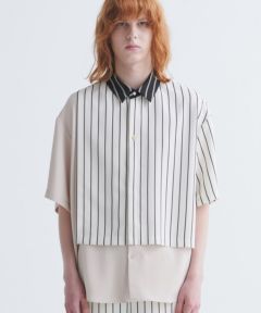 クルニ CULLNI LAYERED STRIPE MA-1 22-ss-056 CULLNI（クルニ）の「STUDIOUS別注 LAYERED STRIPE MA-1