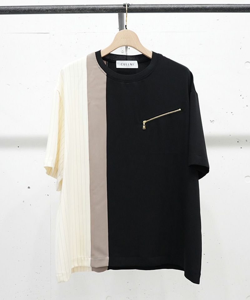 30%OFF【CULLNI(クルニ)】Double Satin Bi Color Pullover プル