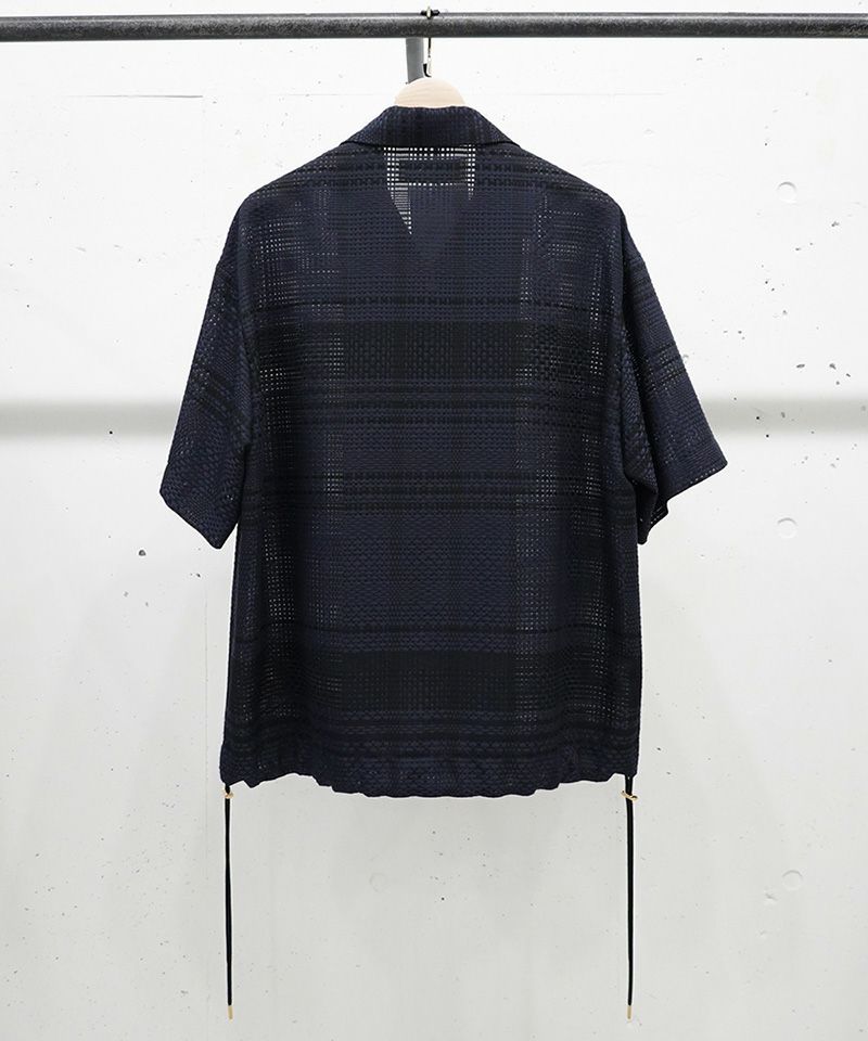 30%OFF【CULLNI(クルニ)】Sheer Tile Check Drawstring Open