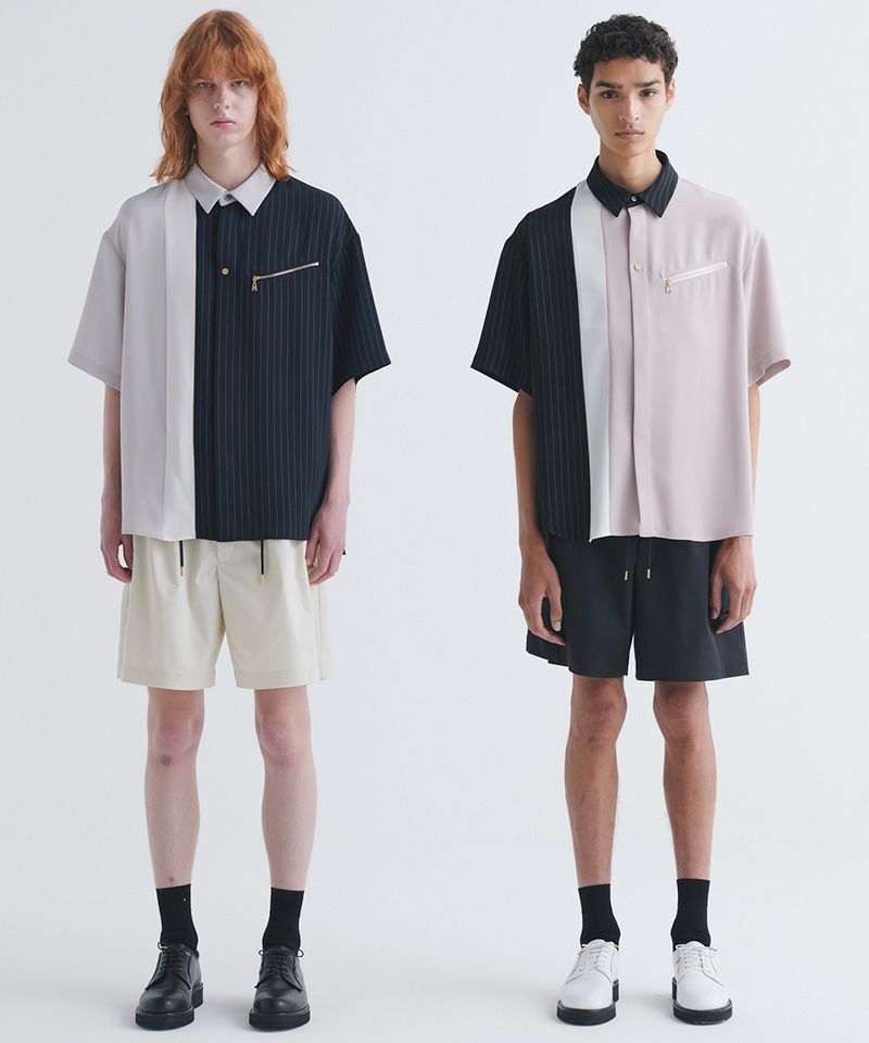 30%OFF【CULLNI(クルニ)】Double Satin Bi Color Short Sleeve