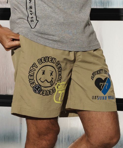【seventy seven(セブンティセブン)】nylon short pants (77mix) ショートパンツ(7725S310)
