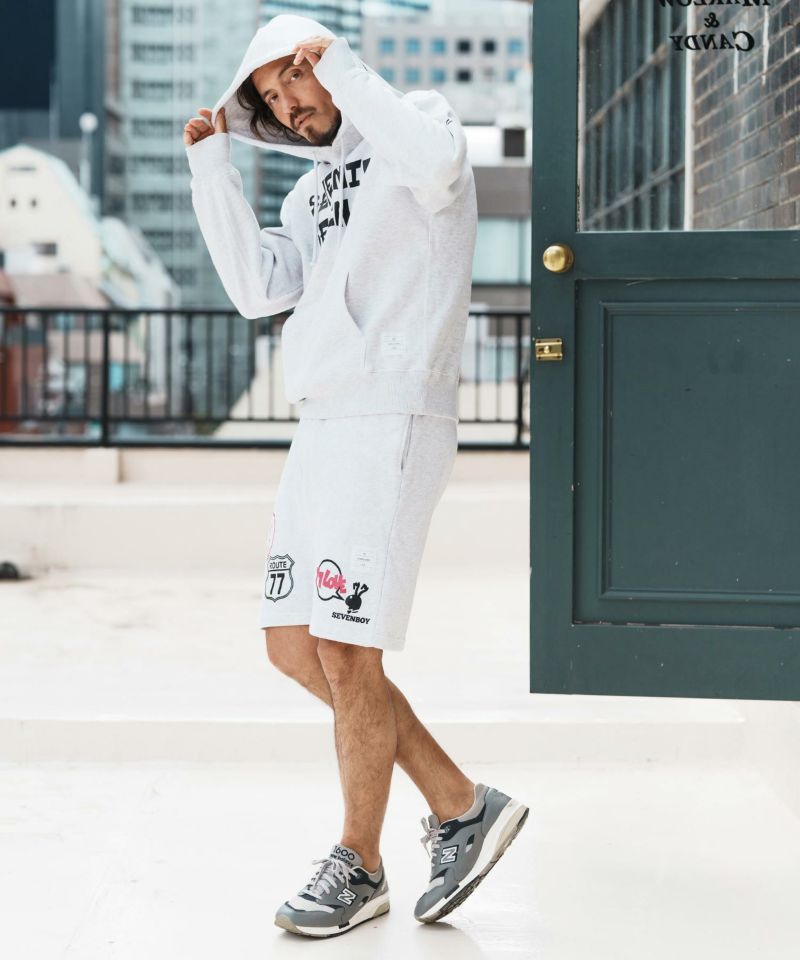 seventy seven(セブンティセブン)】middle onz sweat short