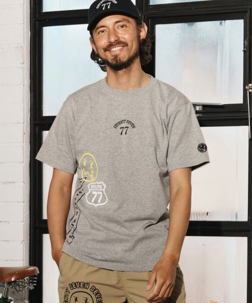 【seventy seven(セブンティセブン)】middle onz S-S t-shirts (77mix) Tシャツ(7725S260)
