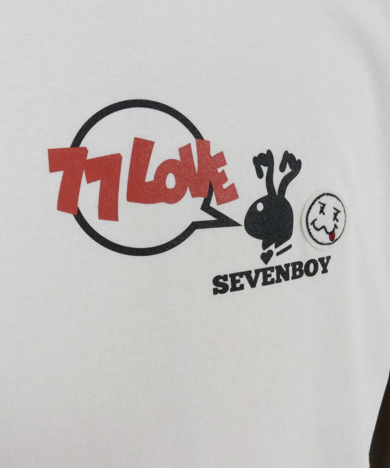 seventy seven(セブンティセブン)】middle onz S-S ringer t-shirts