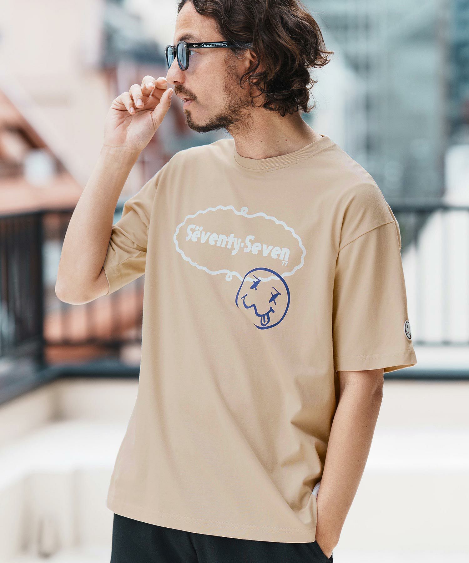 seventy seven(セブンティセブン)】middle onz over size S-S t-shirts