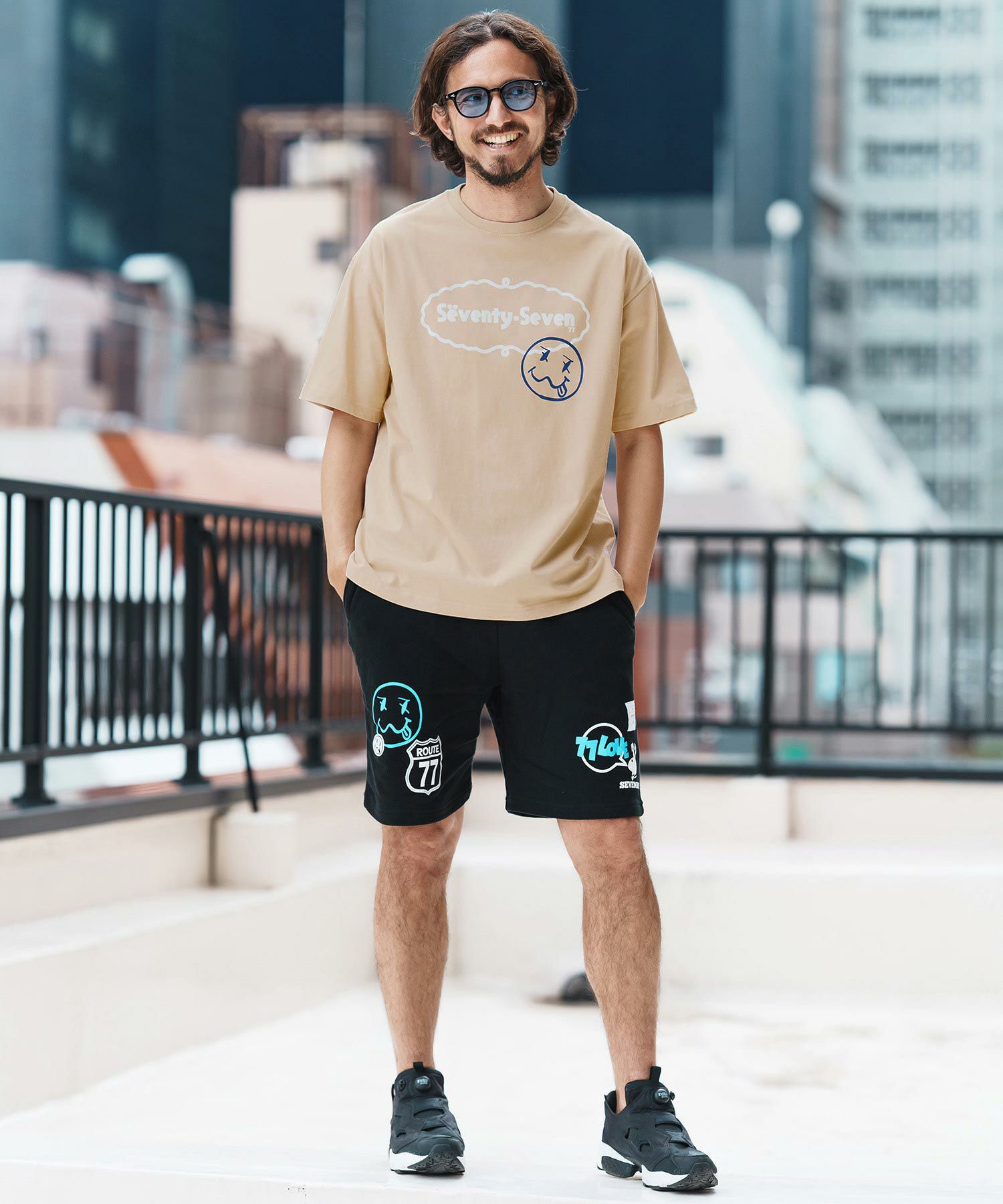 seventy seven(セブンティセブン)】middle onz over size S-S t-shirts