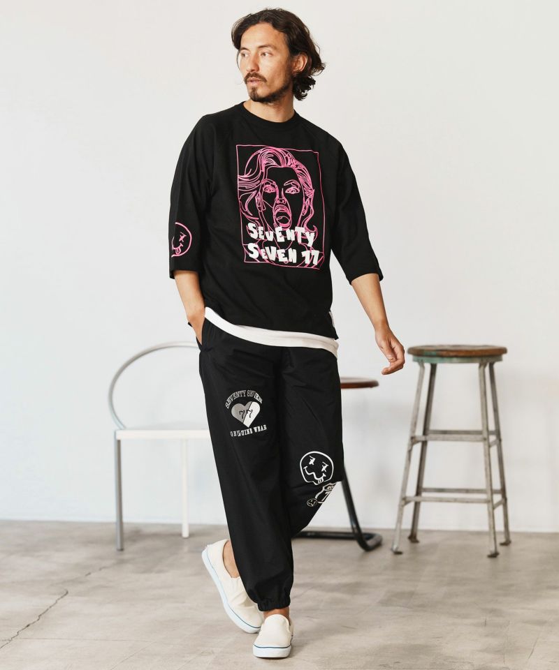 seventy seven(セブンティセブン)】middle onz 3-4 sleeve t
