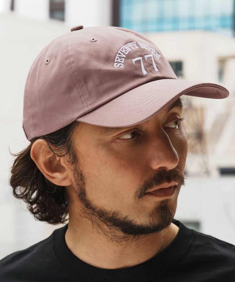 seventy seven(セブンティセブン)】embroidery 6 panel cap (77arch