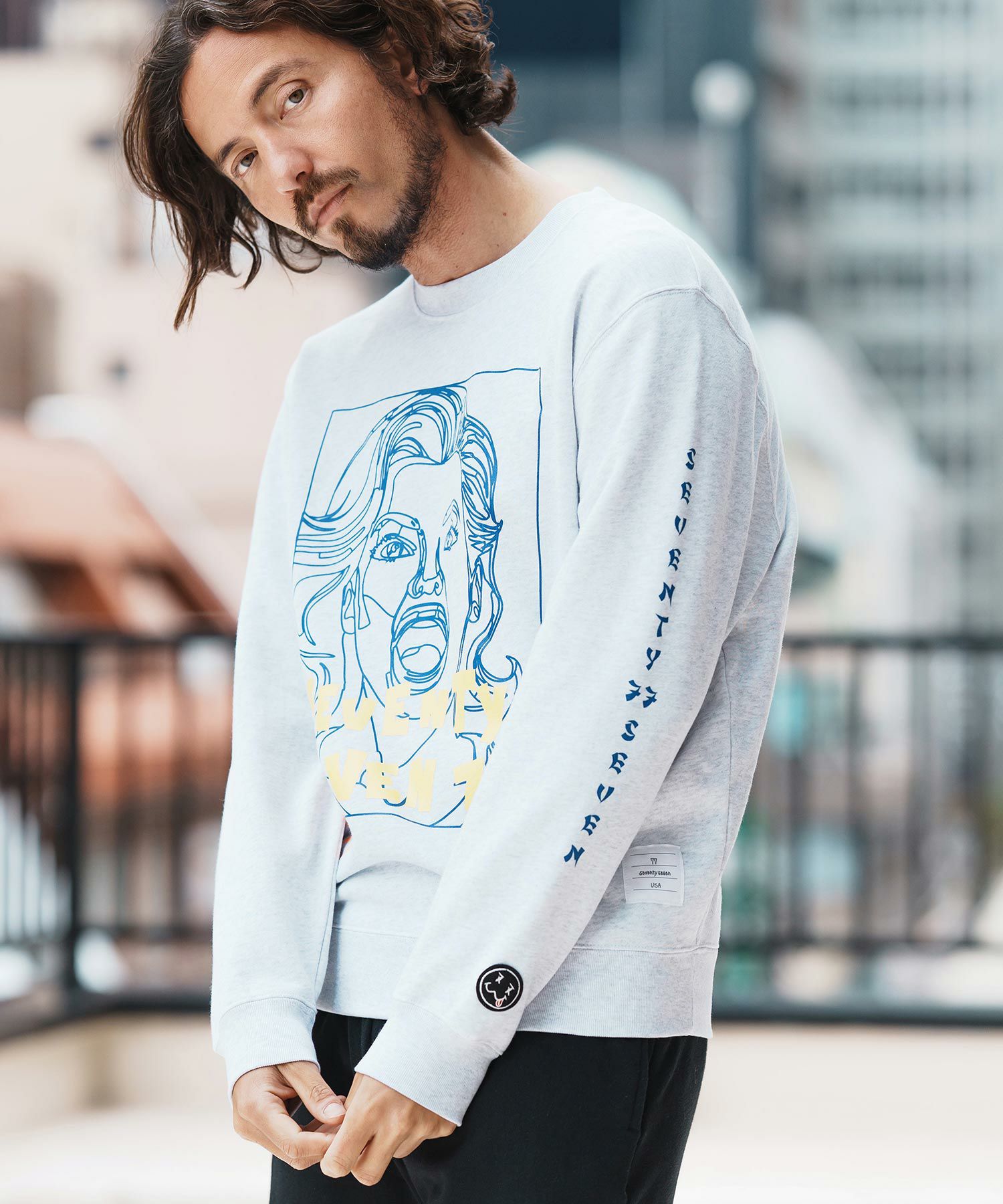 seventy seven(セブンティセブン)】middle onz sweat shirts (77LADY