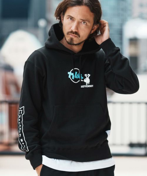 【seventy seven(セブンティセブン)】middle onz sweat P-O hoodie (77rabbit) パーカー(7725S200)