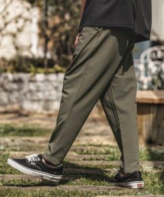 CAMBIO(カンビオ)】Stretch Nylon Tapered Pants ナイロンテーパード
