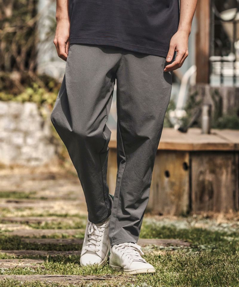 CAMBIO(カンビオ)】Stretch Nylon Tapered Pants ナイロン