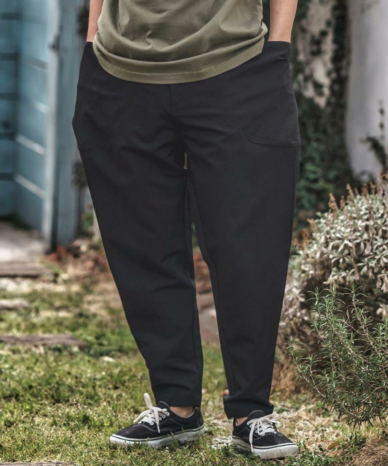 【greeneco1001】CAMBIO カンビオ テーパードパンツ CAMBIO(カンビオ)】Super Stretch Twill Surrouel Tapered