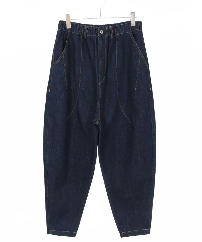 30%OFF【CAMBIO(カンビオ)】タックステッチバルーンデニムパンツ