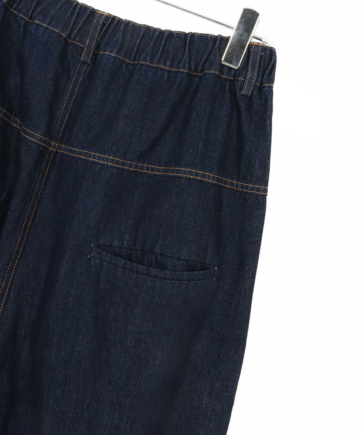 30%OFF【CAMBIO(カンビオ)】タックステッチバルーンデニムパンツ