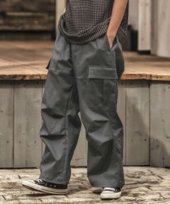 CAMBIO(カンビオ)】裾ドローコードワイドカーゴパンツ(25053CM CAMBIO(カンビオ)】裾ドローコードワイドカーゴパンツ(25053CM