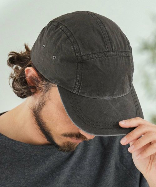 【CAMBIO(カンビオ)】Print Cotton Jet Cap ジェットキャップ(NF-251-BO005)