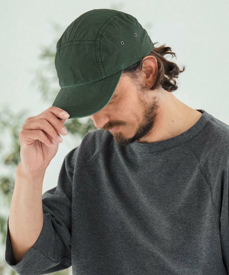 CAMBIO(カンビオ)】Print Cotton Jet Cap ジェットキャップ(NF