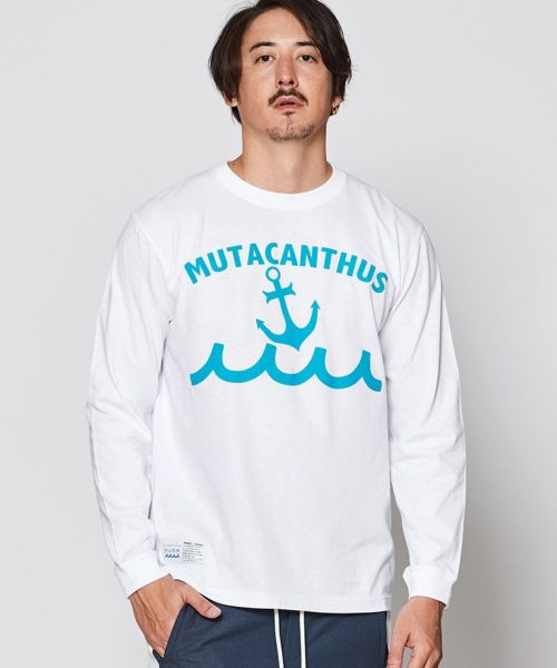 【ACANTHUS(アカンサス)】【予約販売8月中旬～下旬入荷】muta Multi Logo L-S Tee ロングスリーブTシャツ(MA2540)
