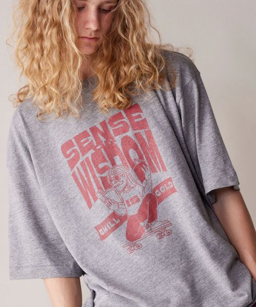 【rehacer(レアセル)】Wisdom Vintage -like T-shirt Tシャツ(01252000027)