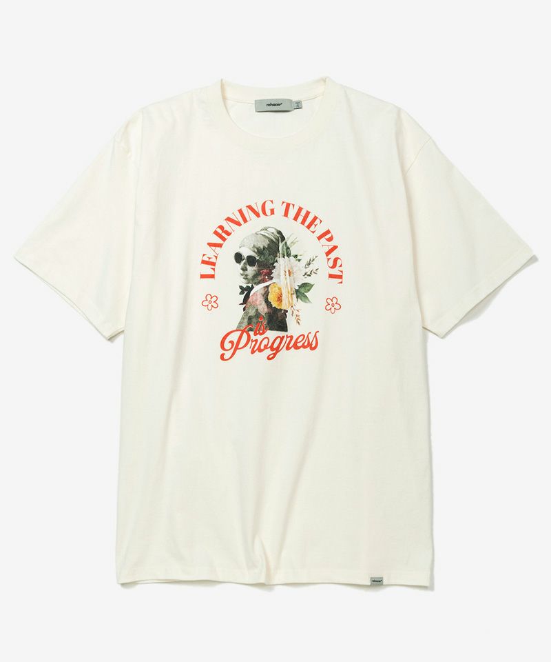 rehacer(レアセル)】Pearl Drop Garment Dye T-shirt Tシャツ