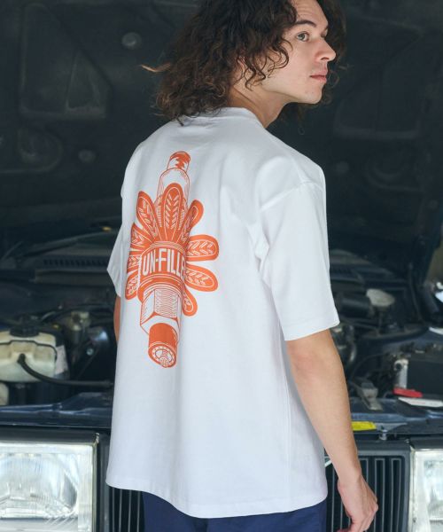 【un-filled(アンフィルド)】GERBERA MECHANIC HEAVY WEIGHT T-SHIRT Tシャツ(SDUF-2503)