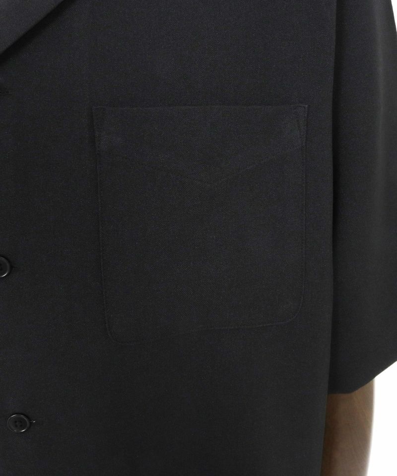 なかっちページ 30%OFF【CAMBIO(カンビオ)】テックリネンHSオープンカラーシャツ