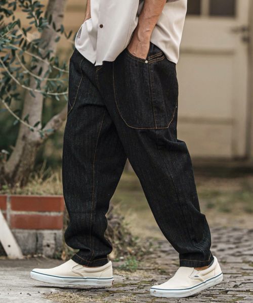 CAMBIO(カンビオ)】裏フリース変形ブッシュバルーンパンツ(C10010