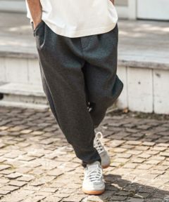 CAMBIO(カンビオ)】裾裏レオパードダンボールパンツ(HLCM0189