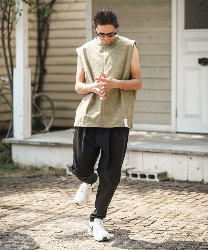 CAMBIO(カンビオ)】裾裏レオパードダンボールパンツ(HLCM0189